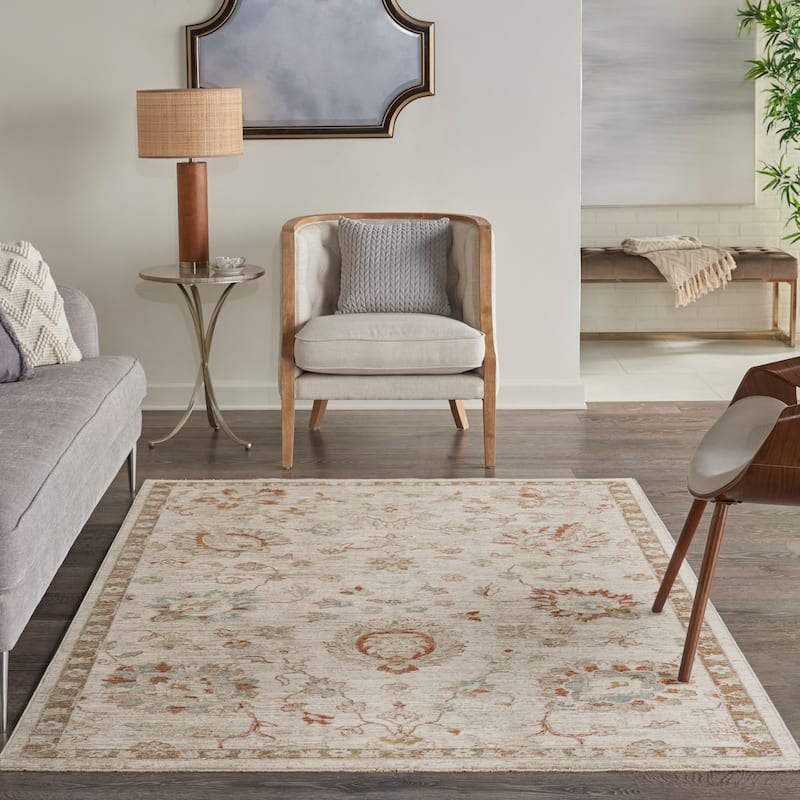 Nourison Asher Bordered Area Rug