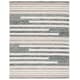 preview thumbnail 17 of 17, SAFAVIEH Handmade Fifth Avenue Dilber Mid-Century Modern Wool Rug 6' x 9' - Charcoal/Ivory - Rectangle