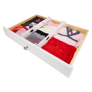 Simplify 2 Pack Adjustable Depth Draw Organizers - 12.83"x3.46"