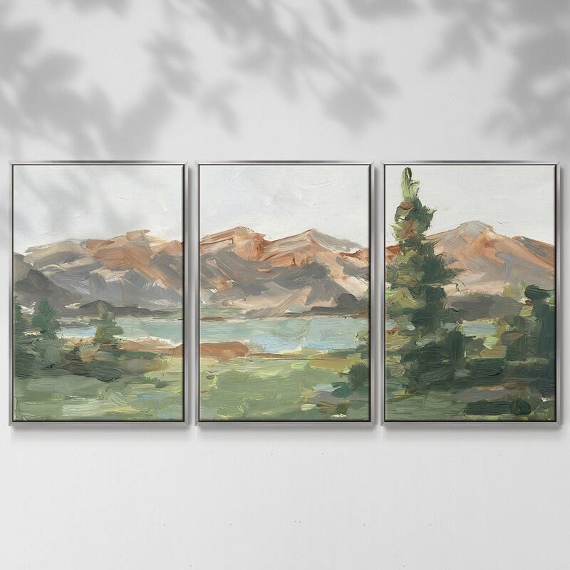 Rusty Mountains II - Multi Piece Framed Canvas