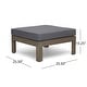 preview thumbnail 27 of 25, 2-Piece Acacia Wood Outdoor Sectional Sofa Set with Water-Resistant Cushions, Ottoman, and Coffee Table - Patio Furniture set