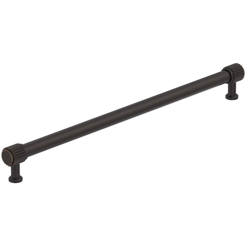 Amerock BP37809 Farewind 12-5/8" Center to Center Fluted Bar Cabinet - Oil Rubbed Bronze
