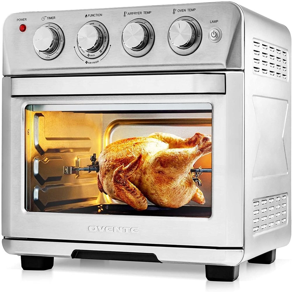 Air Fryer Toaster Oven, 1700W Stainless Steel Countertop