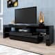 Modern Black TV Stand 20 Colors LED TV Stand Bed Bath Beyond