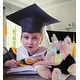 preview thumbnail 6 of 4, DolliBu Rainbow Unicorn Graduation Plush Toy with Gown and Cap - 10 inches