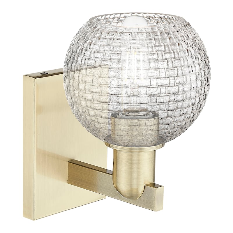 Innovations Lighting Endless Possibilities Arcadia - Athens - 1 Light 6" Basketweave Sconce