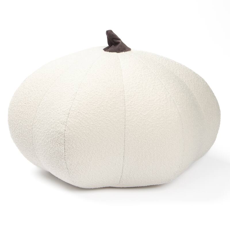 Jaxx Pumpkin Pouf - Luxurious Ottoman for Fall & Halloween Decor