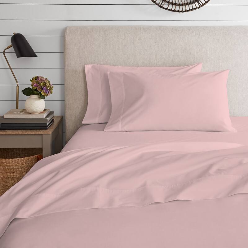 Color Sense Super-Soft & Cozy Knitted Jersey Sheet Set