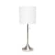 Option Brushed Nickel, White 