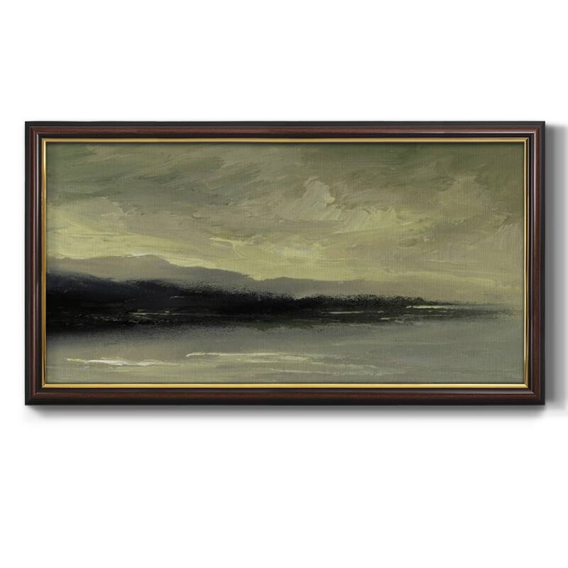 Coastal Dawn Premium Framed Canvas- Ready to Hang