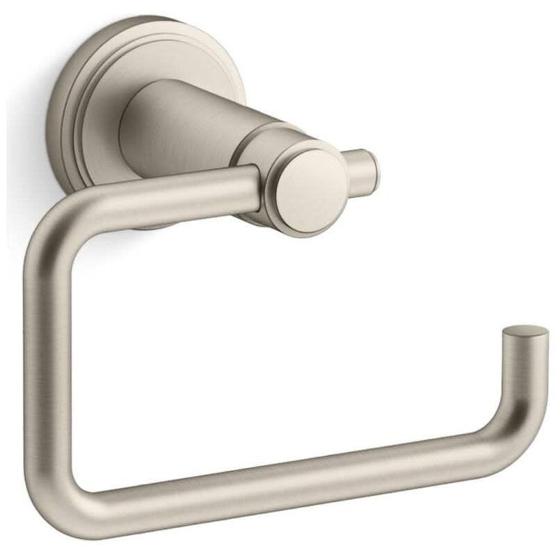 Kallista P80266-00 Vir Stil Minimal Wall Mounted Euro Toilet Paper - Brushed Nickel (PVD)