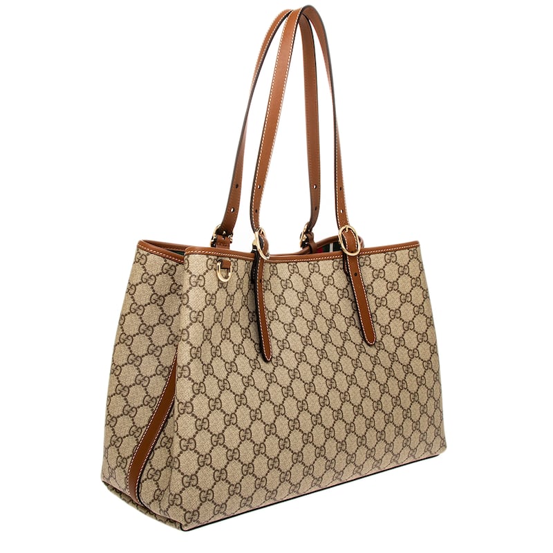 Gucci GG Emblem Large Tote Bag