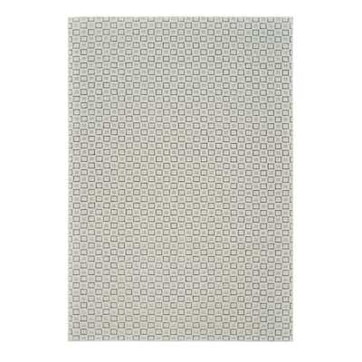 Elto Abstract Shapes Weather Resistant Sleek Contemporary Outdoor Rug - 6' X 9'