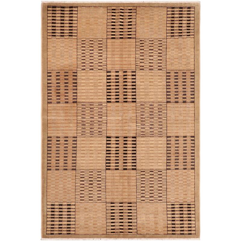 Chic Terrain Gabbeh Hand Knotted Wool Area Rug - 6'1'' x 8'10''