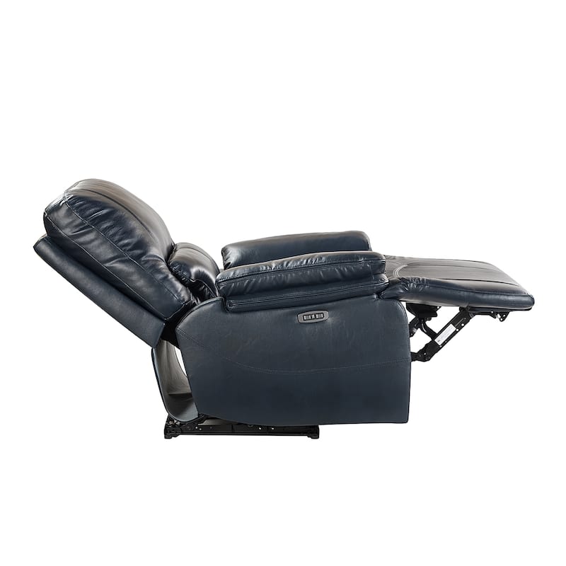 Mercedes Genuine Leather Power Recliner with Cushion Padded