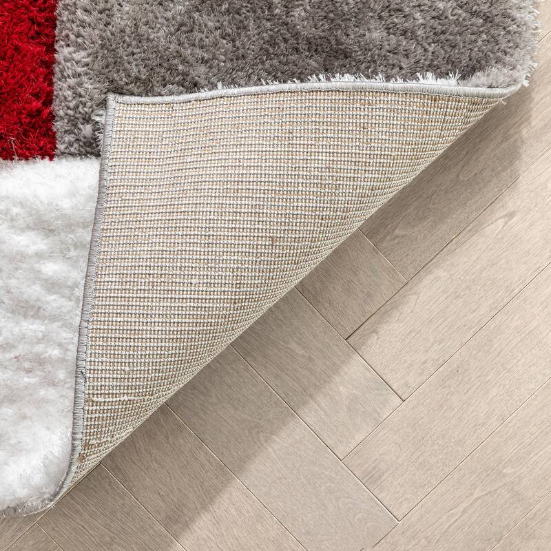 Well Woven San Francisco Escondido Geometric Shag Area Rug