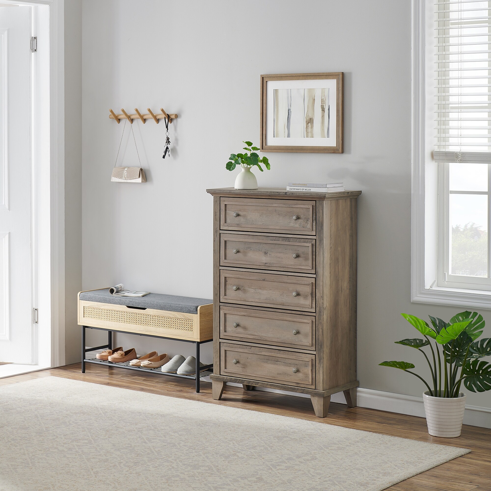 the grey trajectory walk-in dresser Park Slope Gray Dresser
