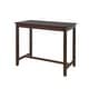 preview thumbnail 25 of 26, Linon Bridgeport 36-inch Counter Height Pub Table Walnut