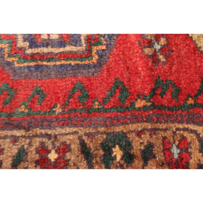 ECARPETGALLERY Hand-knotted Andelz Red Wool Rug - 4'3 x 6'8