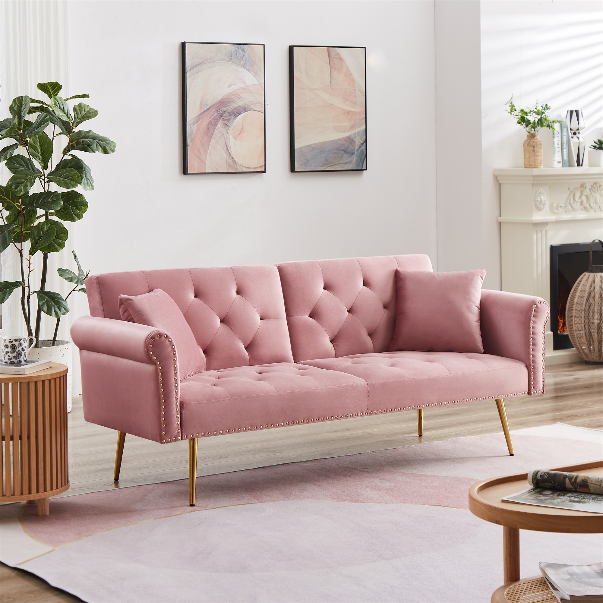 Pink Bohemian & Eclectic Sofas Bed Bath & Beyond