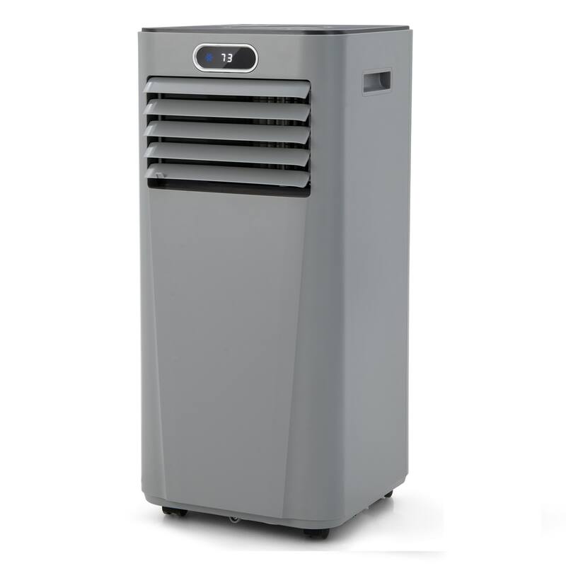 Gymax 8000 BTU 3-in-1 Portable Air Conditioner ASHRAE AC Unit Air - Grey