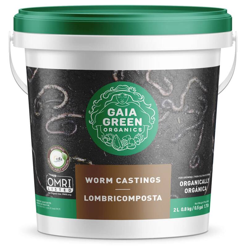 GAIA GREEN 2 Liters All Purpose Worm Castings Powder for Improved Soil Quality - 1.76