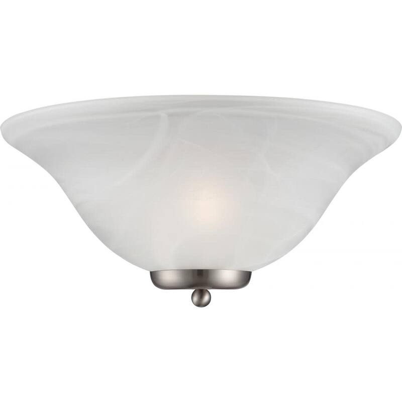 Nuvo Lighting 60/5381 Ballerina Single Light 7" Tall Wall Sconce with - Brushed Nickel