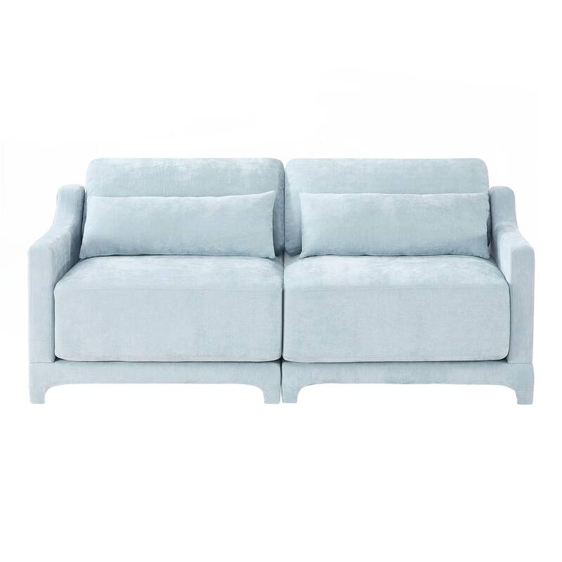 Two seater Chenille Fabric sofa