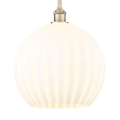 Innovations Lighting 616-1S 16 14 White Venetian Pendant White