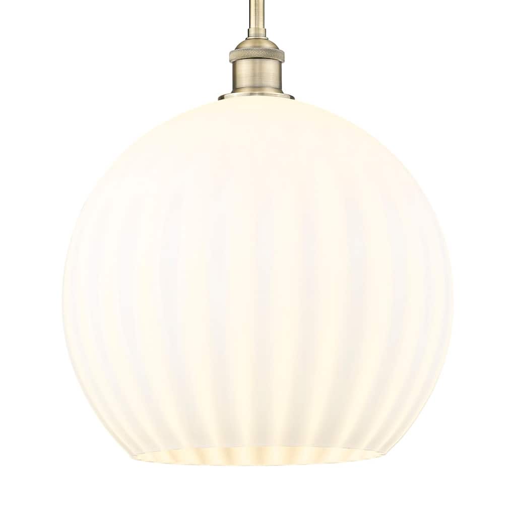 Innovations Lighting 616-1S 16 14 White Venetian Pendant White