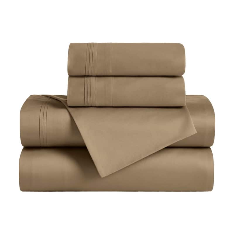 Superior Egyptian Cotton 650 Thread Count Deep Pocket Solid Sheet Set