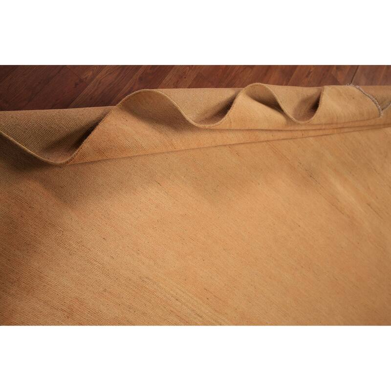 Modern Rust Gabbeh Oriental Area Rug Handmade Wool Carpet - 6'6" x 9'10"