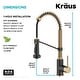 preview thumbnail 6 of 20, Kraus Bolden 1.8 GPM 18" Pull-Down Spray Kitchen Faucet with