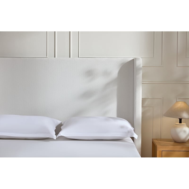 Tall Headboard Upholstered Bed Elegant Simplicity Bedroom Bed