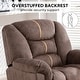preview thumbnail 14 of 23, Rocker Recliner Chair Oversized Manual 360° Swivel Recliners for Living Room