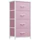 Modern 4/8/10-drawer Bedroom Fabric Dresser Storage Tower with Wood Top