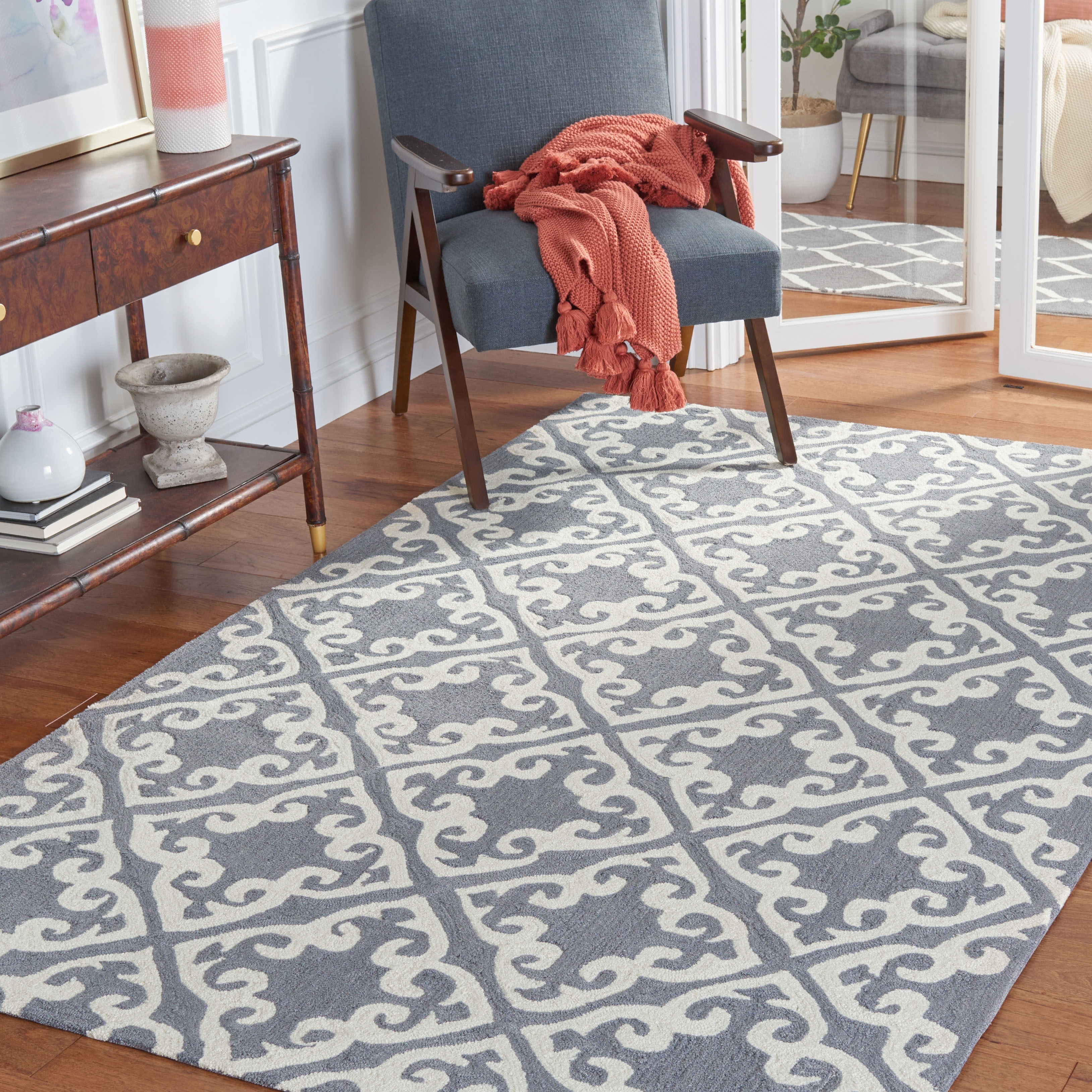 SAFAVIEH, Handmade Easy Care Rukmani Oriental Rug