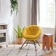 preview thumbnail 2 of 32, Modern Velvet Tufted Back Round Accent Rocking Chair for Teenager