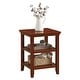preview thumbnail 20 of 24, Convenience Concepts Tribeca End Table with Shelves