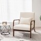 preview thumbnail 3 of 15, Costway 1PC/2PCS Modern Accent Chair Leisure Armchair with Rubber Wood - See Details