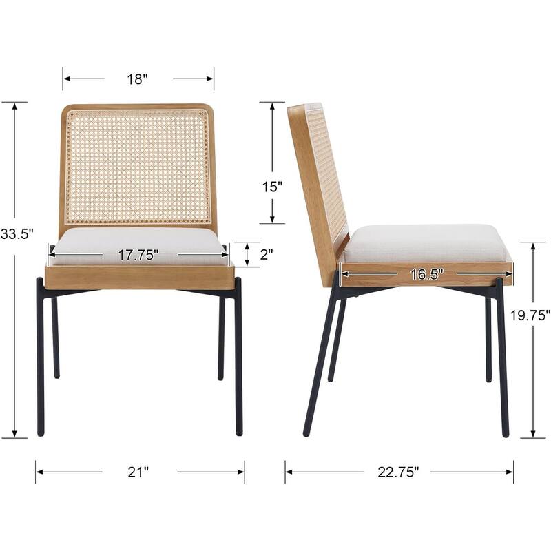 Modern Dining Room Chairs Set of 2