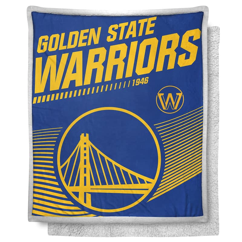 NBA 192 Warriors New School Mink Sherpa