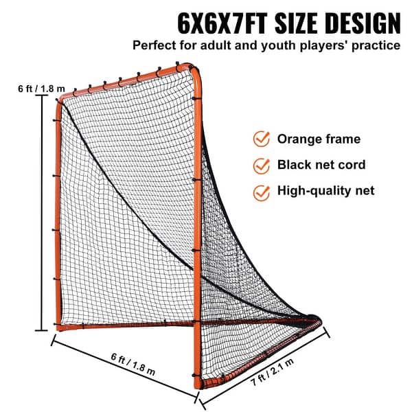 dimension image slide 1 of 4, Lacrosse Goal Perfect for Youth Adult Training