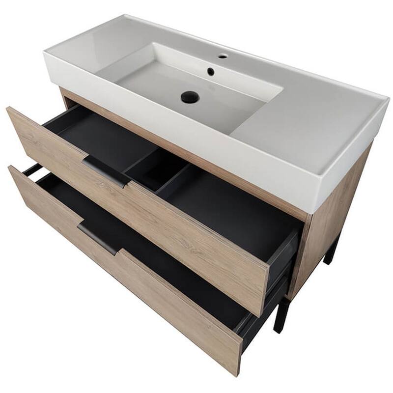 Nameeks Derin-4818 Derin 48" Free Standing Single Basin Vanity Set