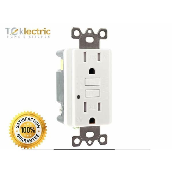 White Weather Resistant Gfci 15a 125v Tamper Outlet White Weather Resistant Gfci 15a