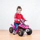 preview thumbnail 11 of 14, 6V Kids ATV Ride-On Quad, Electric Battery Powered 4-Wheeler with Forward/Reverse Switch for Toddlers 18-36 Months