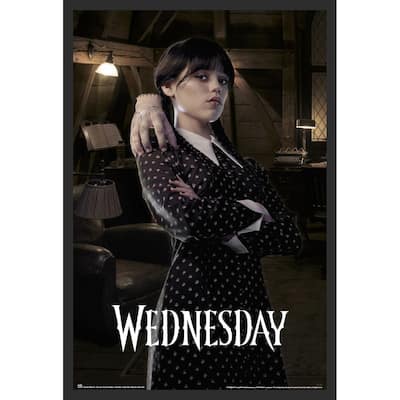 Wednesday - Room Framed Art Poster - 24 x 36 Inch