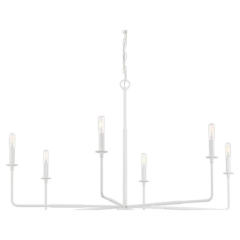 Savoy House Salerno 6 Light 42" Wide Chandelier