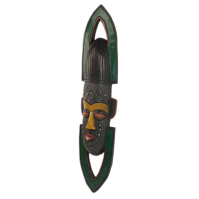 Novica Handmade North And South African Wood Mask
