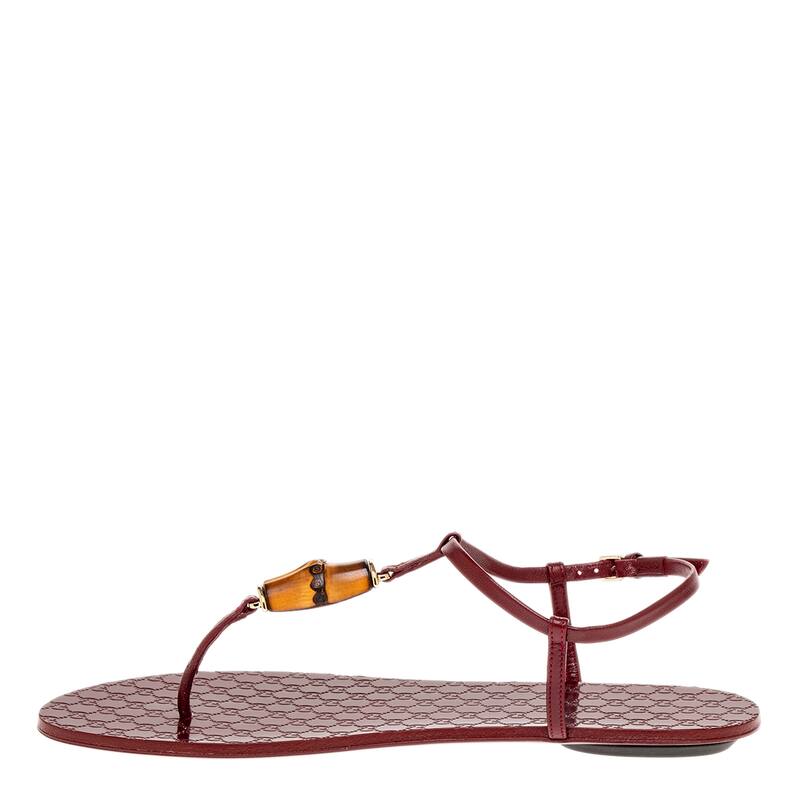 Gucci Thong Sandals with Bamboo